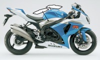 Set ochranné fólie GSXR 1000  K9